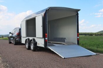 Remorque fermée aluminium & fibre CUNI ONNE ROCKET XL