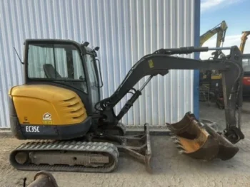 VOLVO EC35 C + 3 CUCHARONES – Miniexcavadora 3,6T