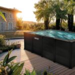 Piscina Graphite rectangular 4,00 x 3,00 x 1,24 m