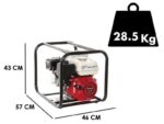 Motobomba de riego térmica AGT 3″ GX200 – racores de 80 mm