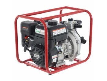 Motopompe thermique GeoTech LHP 40 EVO avec raccords de 38 mm – 1.5 pouces